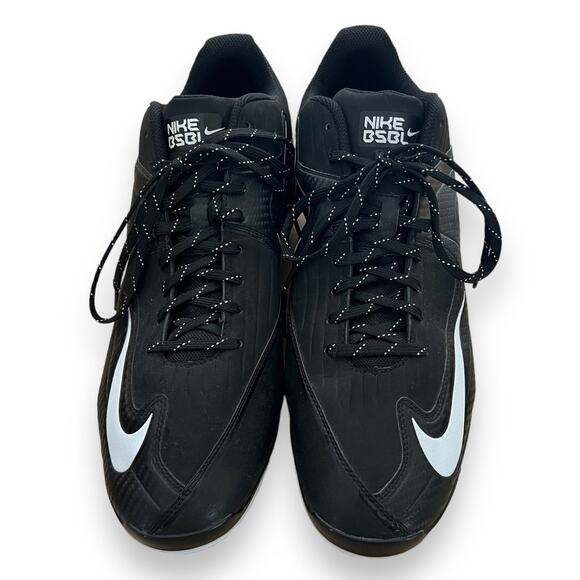 Nike Mens Baseball Metal Cleats Size 15 Black 684685-010 Air MVP Pro 2 Athletic - Picture 2 of 8